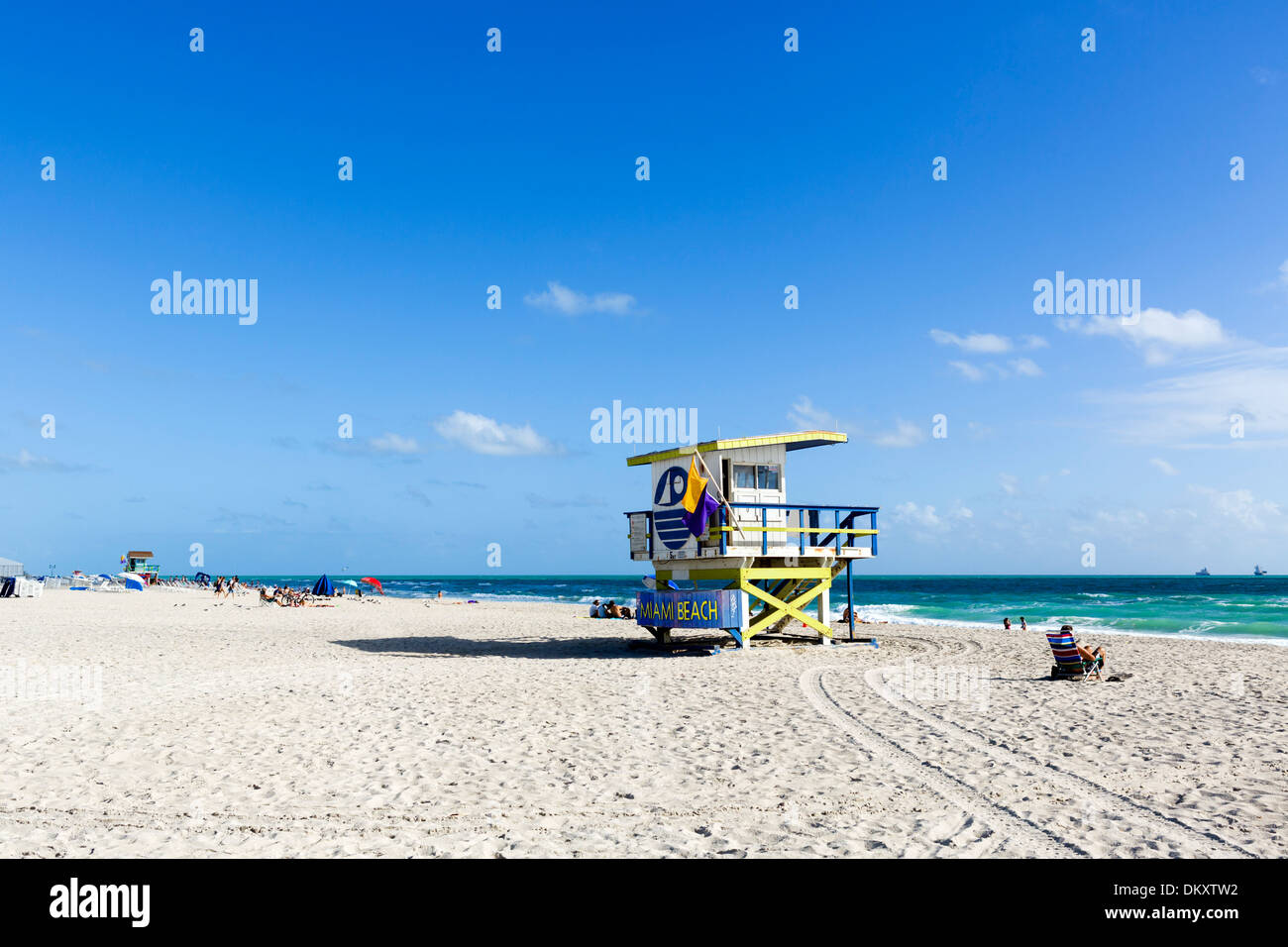 South Beach, Miami Beach, Florida, Vereinigte Staaten Stockfoto