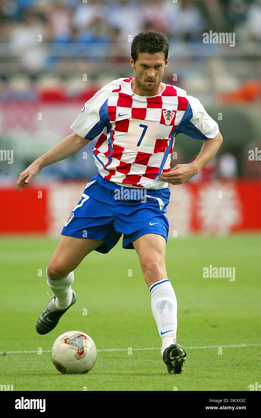 19. April 1942 - Italien V Kroatien - DAVOR VUGRINEC. Kroatien. IBARAKI KASHIMA STADIUM, IBARA. ITALIEN V CROATIA.08/06/2002.DIB4858. K47872. WELT CUP PREWIEW 2006. (Kredit-Bild: © Globe Photos/ZUMAPRESS.com) Stockfoto