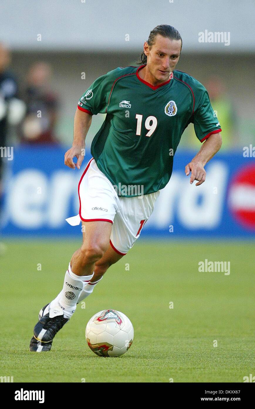 19. April 1942 - Kroatien V Mexiko - GABRIEL CABALLERO. MEXIKO & PACHUCA. NIIGATA STADION GROßE SWAN, NIIG. KROATIEN-V-MEXICO.03/06/2002.DIB5068. K47873. VORSCHAU WM 2006. (Kredit-Bild: © Globe Photos/ZUMAPRESS.com) Stockfoto