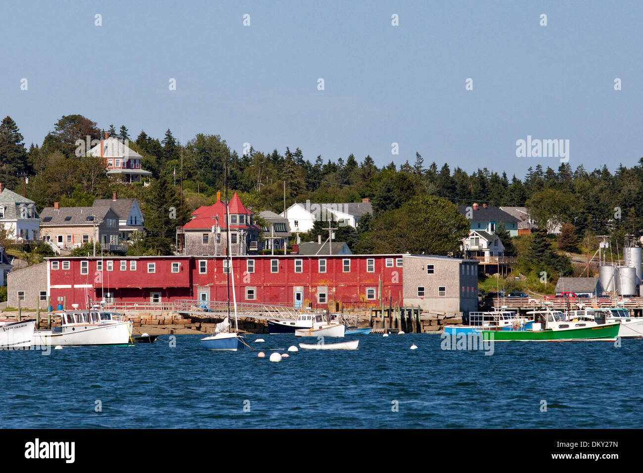 Hafen, Stonington, Maine Stockfoto