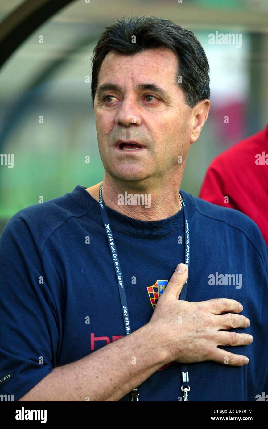 19. April 1942 - Kroatien V Mexiko - MIRKO JOZIC. KROATIEN-MANAGER. NIIGATA STADION GROßE SWAN, NIIG. KROATIEN-V-MEXICO.03/06/2002.DIB5055. K47872. WELT CUP PREWIEW 2006. (Kredit-Bild: © Globe Photos/ZUMAPRESS.com) Stockfoto