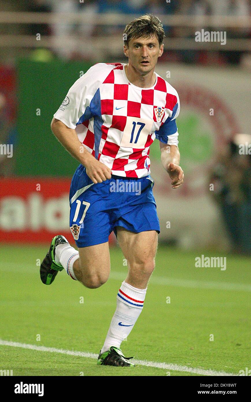 19. April 1942 - Italien V Kroatien - ROBERT JARNI. KROATIEN & REAL MADRID. IBARAKI KASHIMA STADIUM, IBARA. ITALIEN V CROATIA.08/06/2002.DIB4865. K47872. WELT CUP PREWIEW 2006. (Kredit-Bild: © Globe Photos/ZUMAPRESS.com) Stockfoto