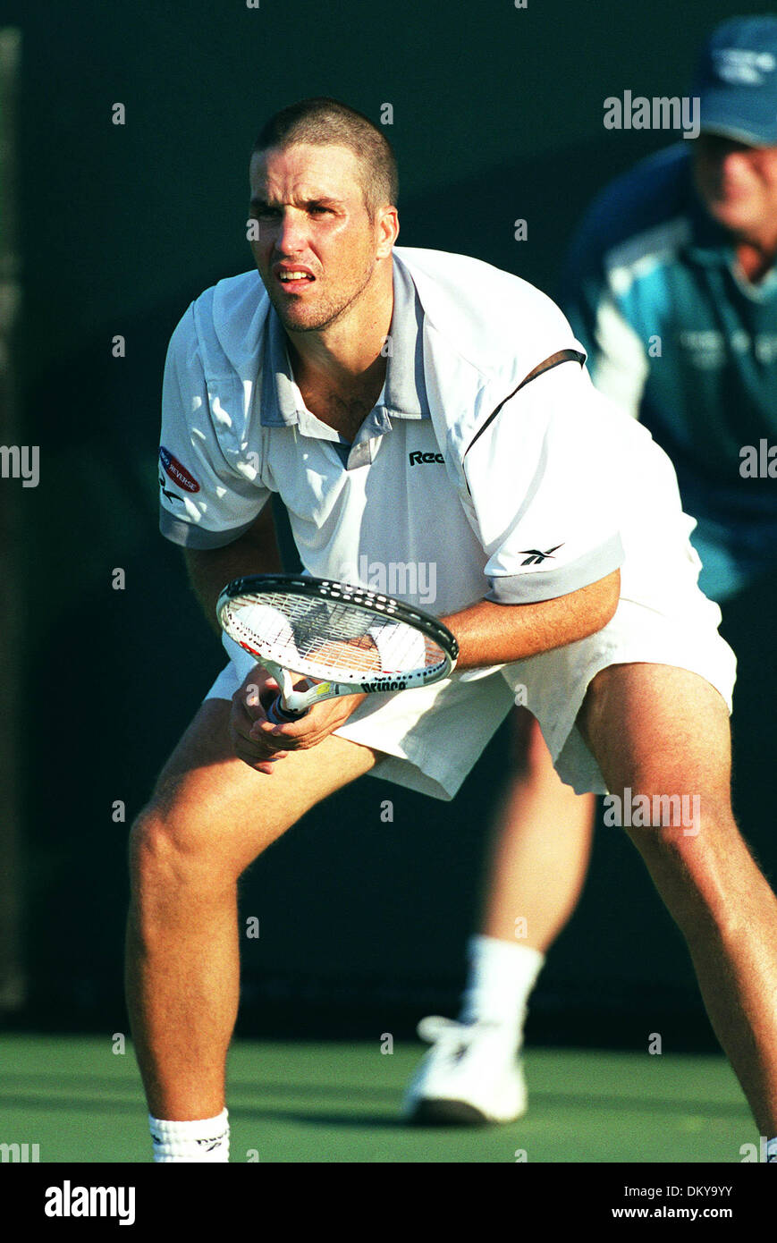 PATRICK RAFTER. Australien. A.KEY BISCAYNE, MIAMI,FLORIDA,US.23/03/2001.G80B15 Stockfoto