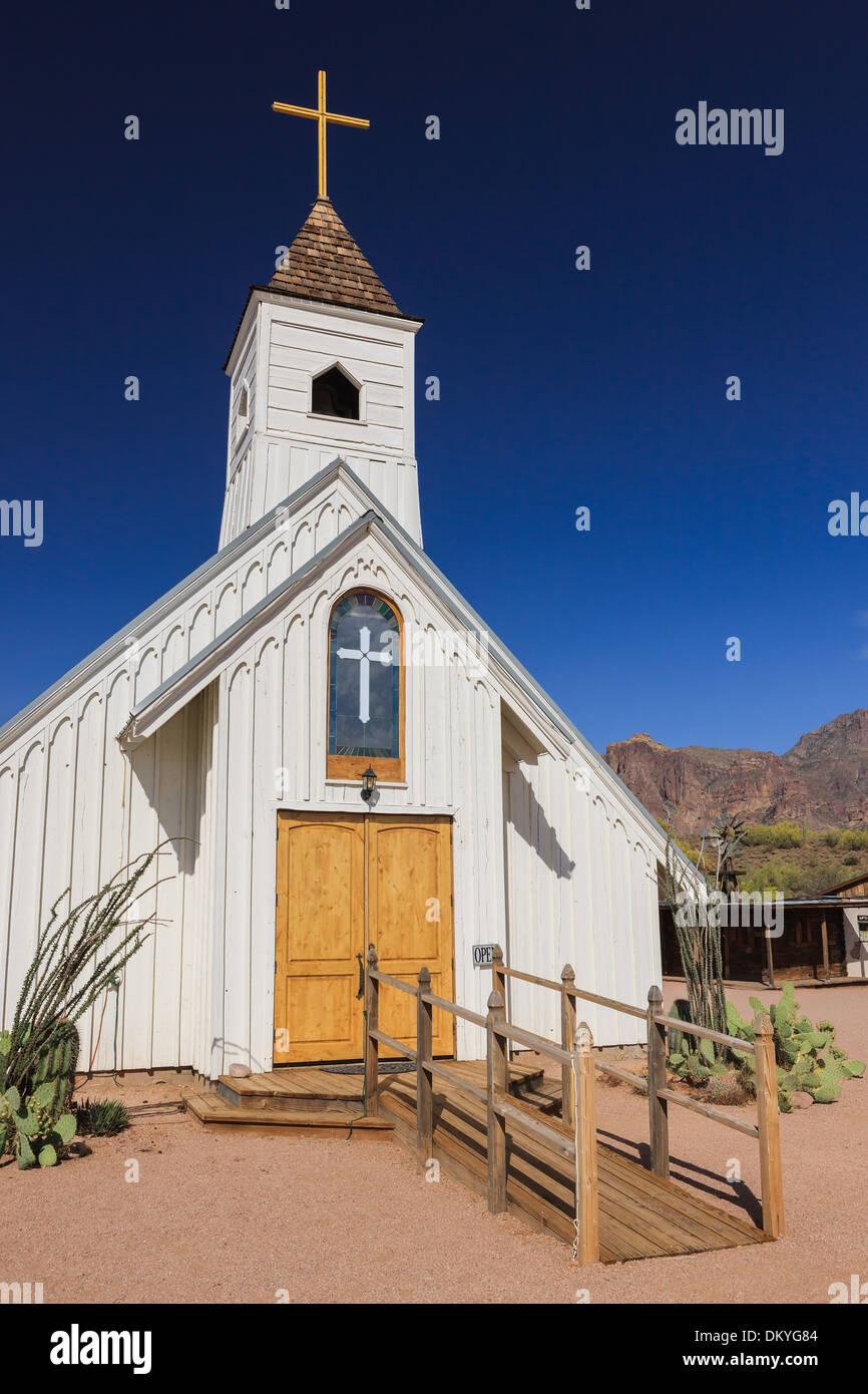 Elvis Memorial Chapel ist ein Film Memorabilia Museum zeigt Filme, die an drittletzter gedreht wurden Stockfoto