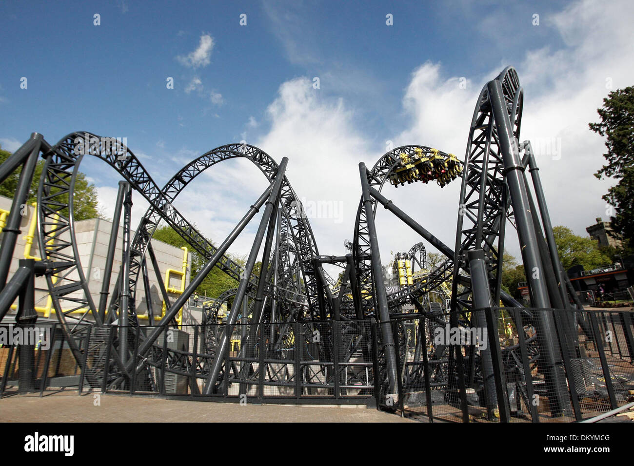 Alton Towers neue Fahrt - die "Smiler". 13.05.13 Stockfoto
