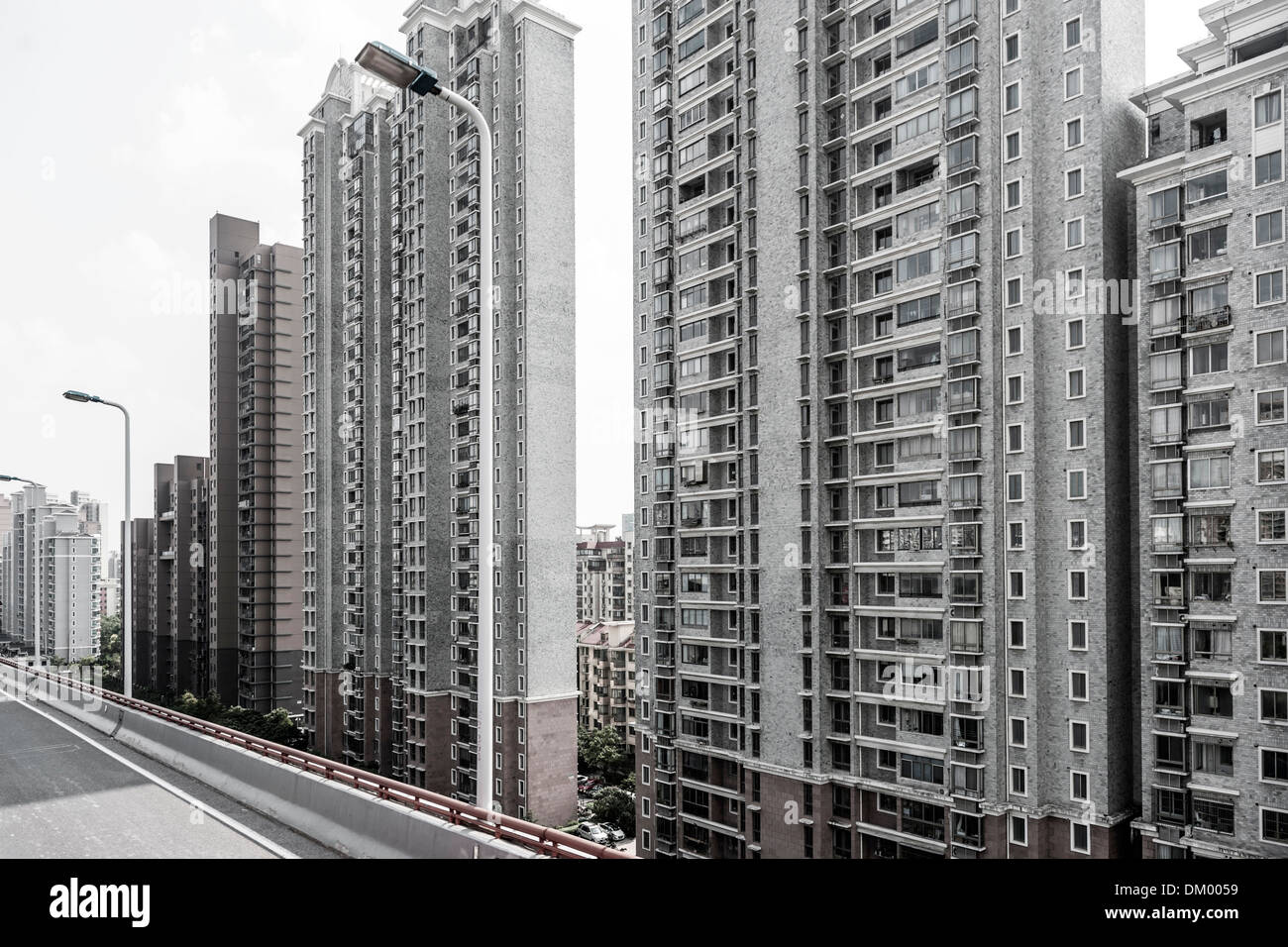 Wohngebäude in Nanshi, Shanghai, China Stockfoto