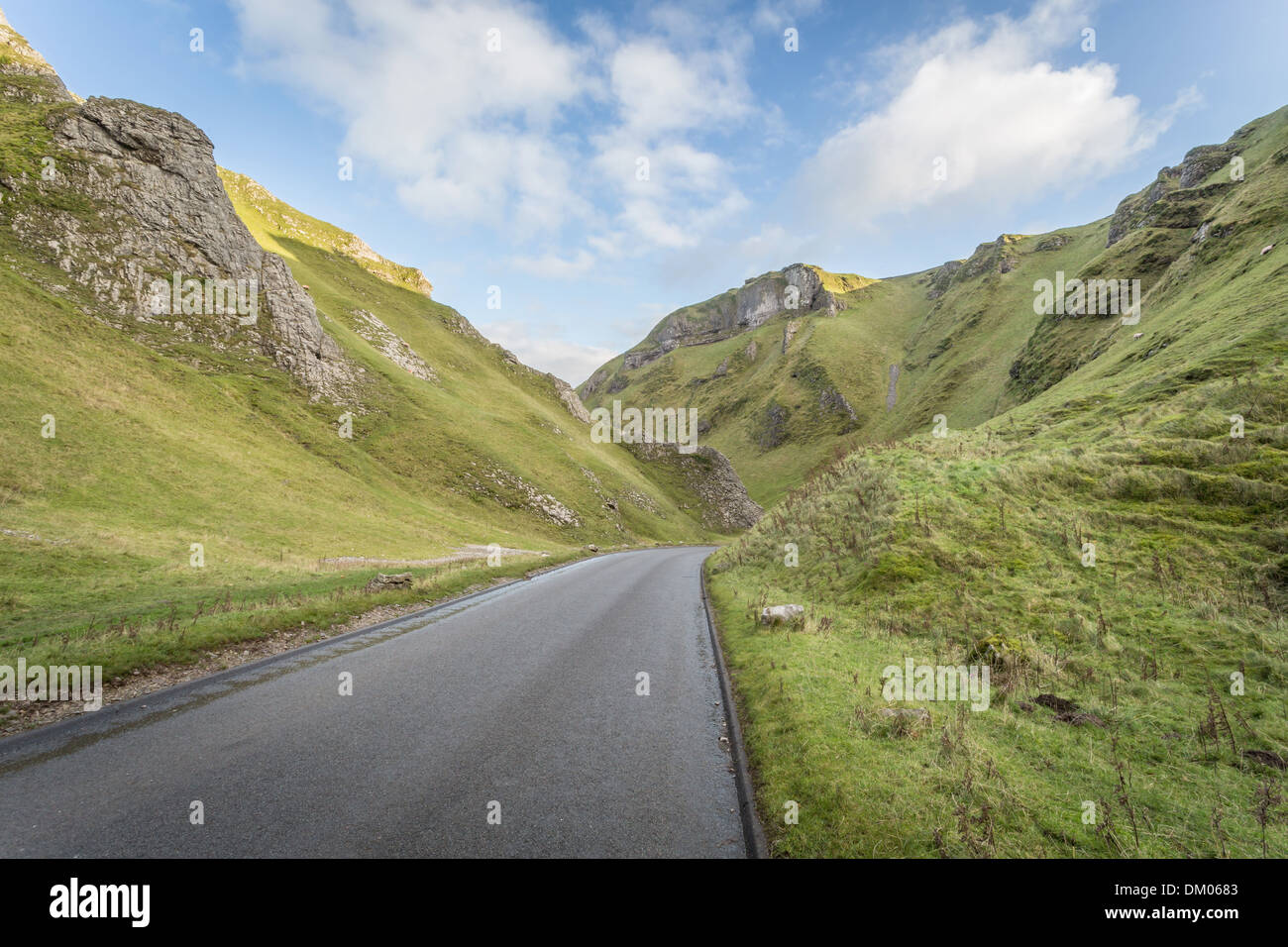 Winnets Pass In der Peak District National Park-Sheffield Stockfoto