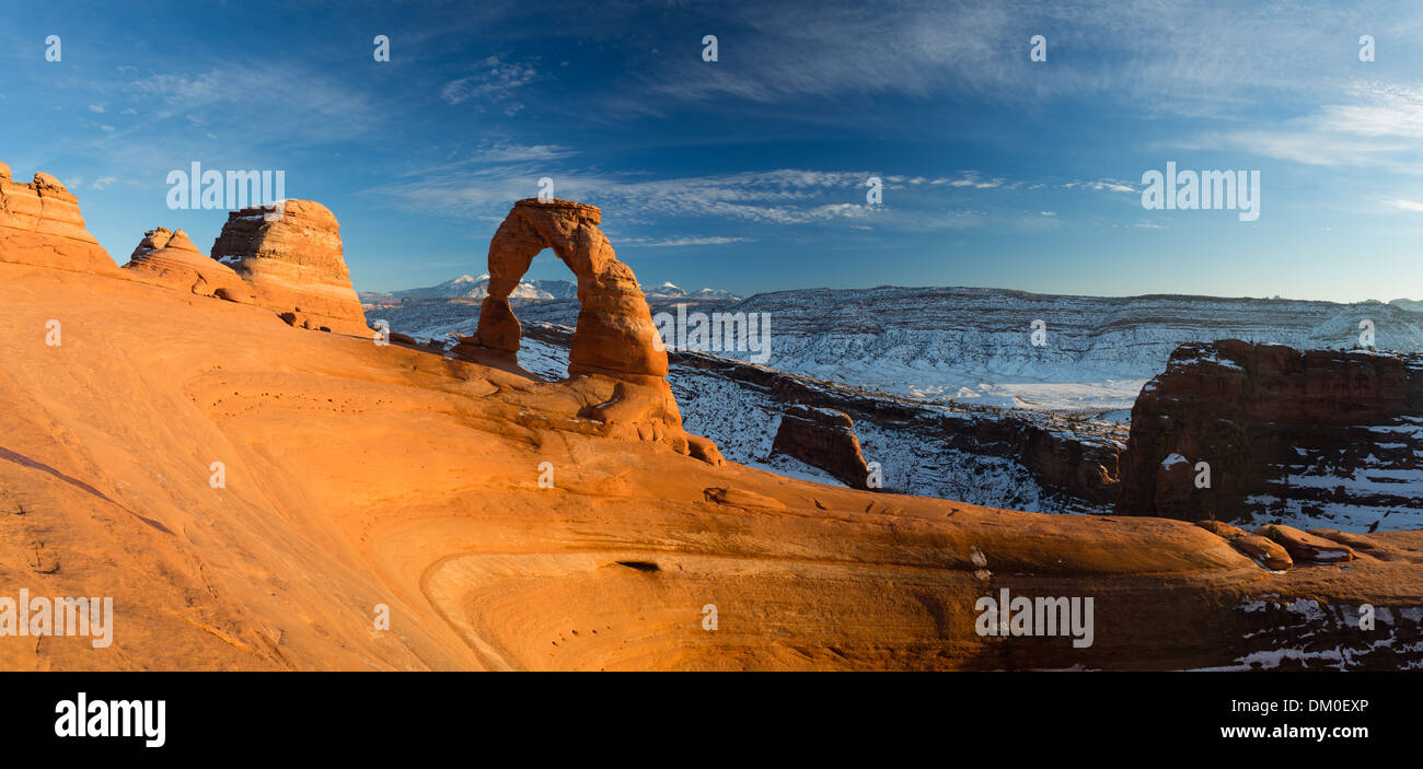 Delicate Arch, Arches-Nationalpark, Utah, USA Stockfoto
