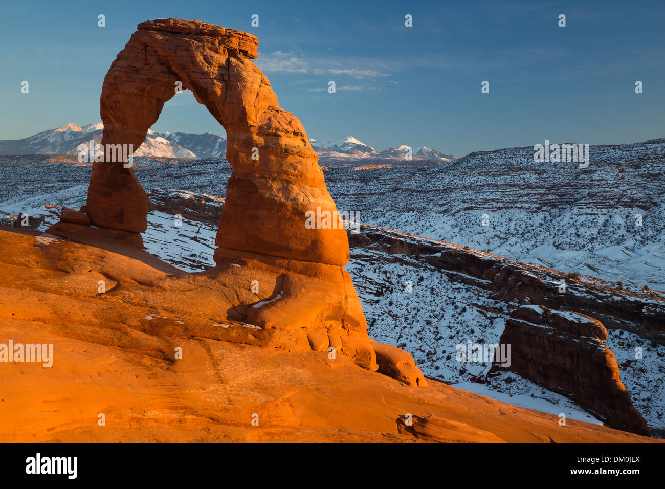 Delicate Arch, Arches-Nationalpark, Utah, USA Stockfoto