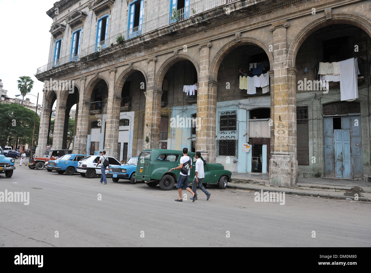 Heruntergekommen Sie, Gebäude in Havanna, Kuba Stockfoto