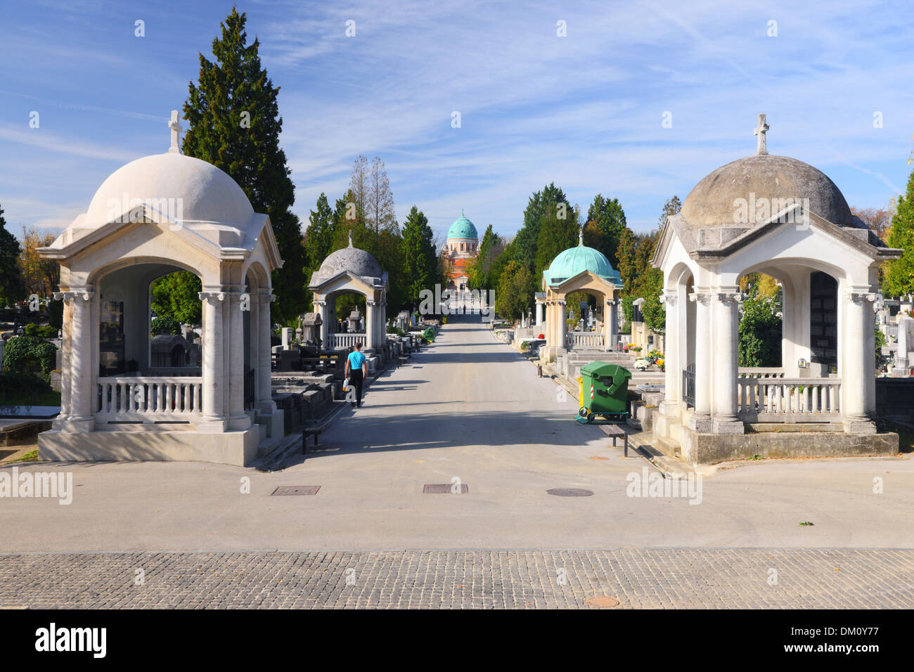 Zagreb, Mirogoj-Friedhof Stockfoto
