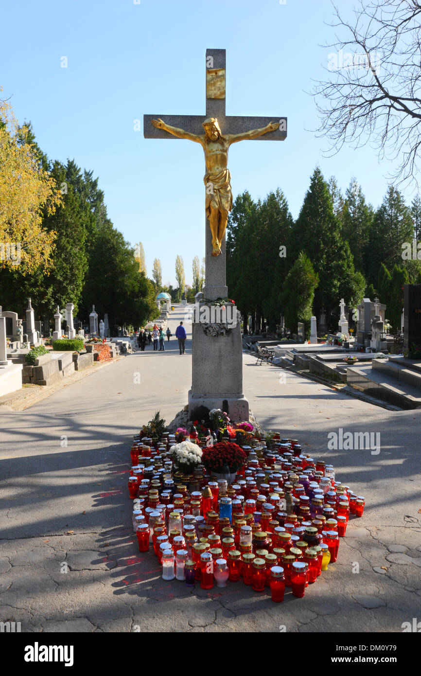 Zagreb, Mirogoj-Friedhof Stockfoto