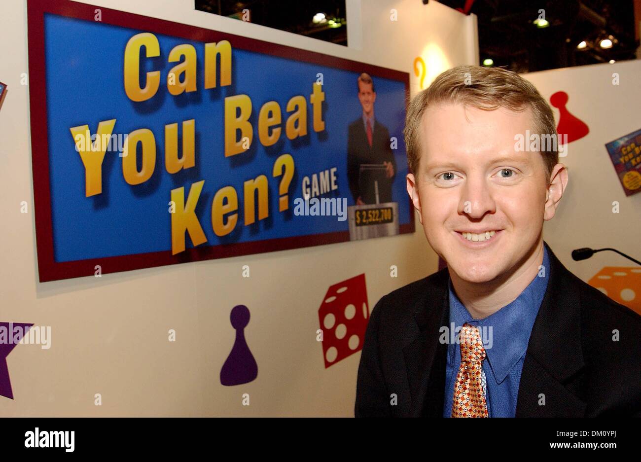 14. Juli 2001 - K41847AR. KEN JENNINGS BEI '' SPIELWARENMESSE '' FÖRDERUNG SPIELEN UND PUPPEN IM JACOB JAVITZ CENTER IN NEW YORK CITY.02 / 21 / 2005. ANDREA RENAULT - 2005. (Kredit-Bild: © Globe Photos/ZUMAPRESS.com) Stockfoto