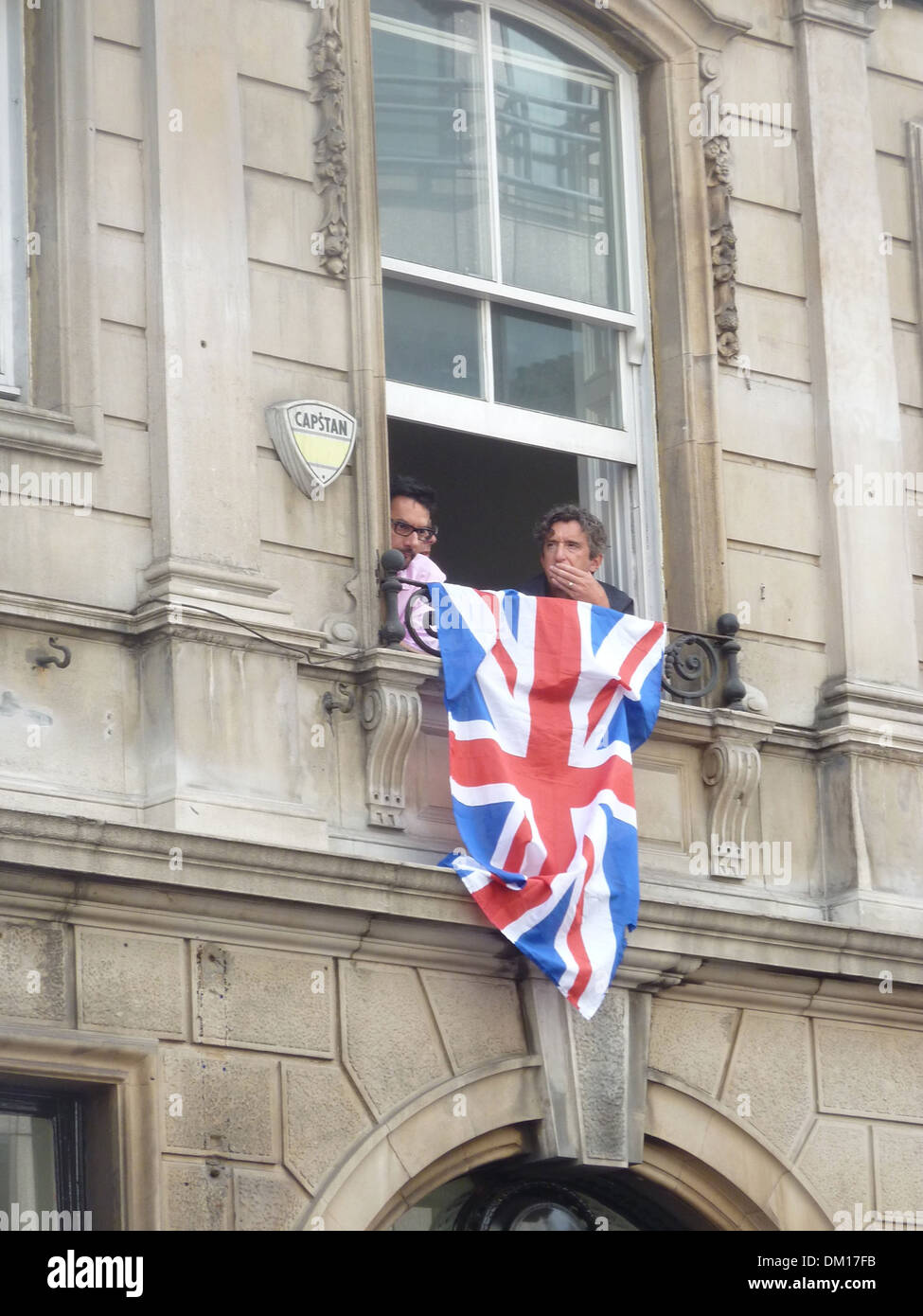 Atmosphäre die 2012 Olympischen Feier Parade London, England - 10.09.12 Stockfoto