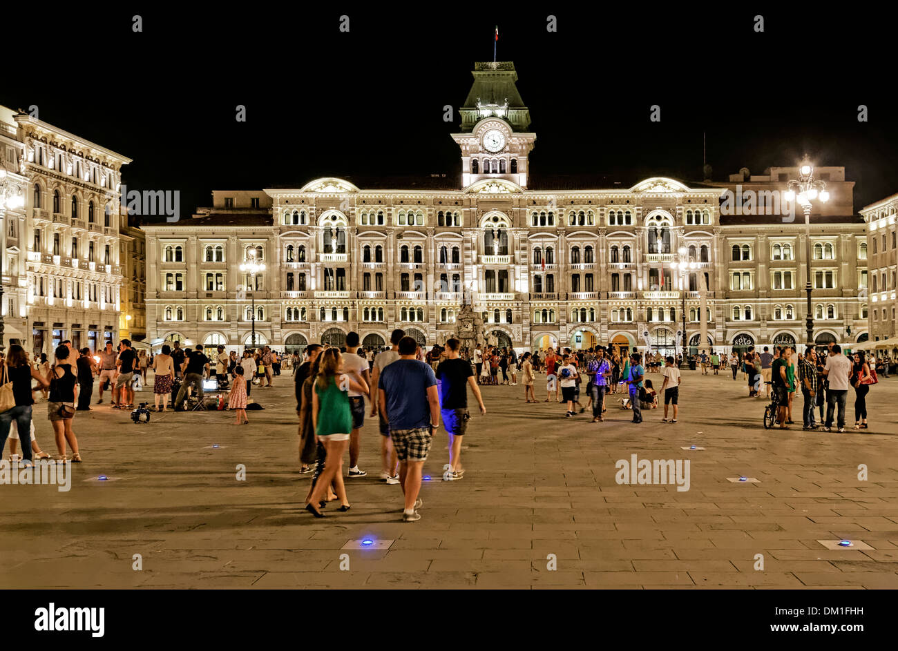 Piazza dell'Unita d ' Italia Square, Triest, Italien Stockfoto