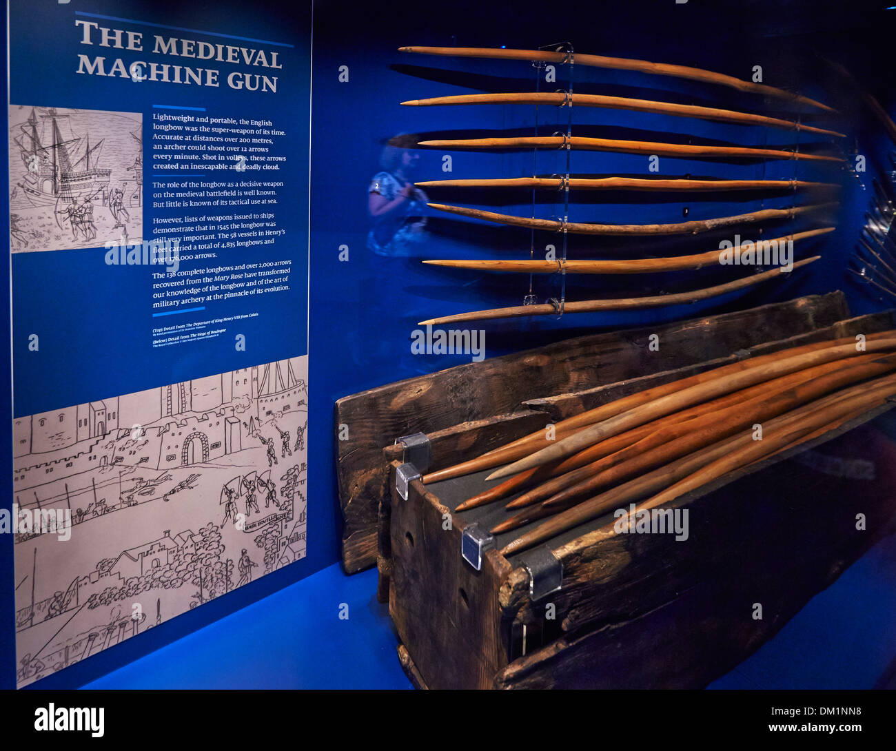 Die Mary Rose war ein Carrack-Art Kriegsschiff der englischen Tudor Marine von König Henry VIII Stockfoto