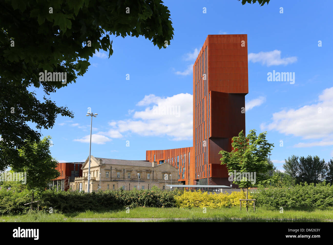Fernsehturm, -Studentisches Wohnen in Leeds Stockfoto