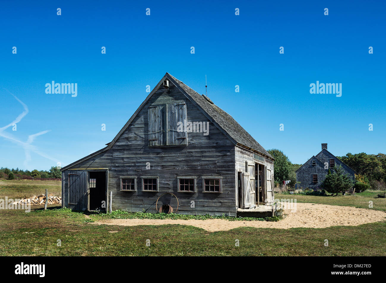 Rustikale Scheune, West Tisbury, Martha's Vineyard, Massachusetts, USA Stockfoto