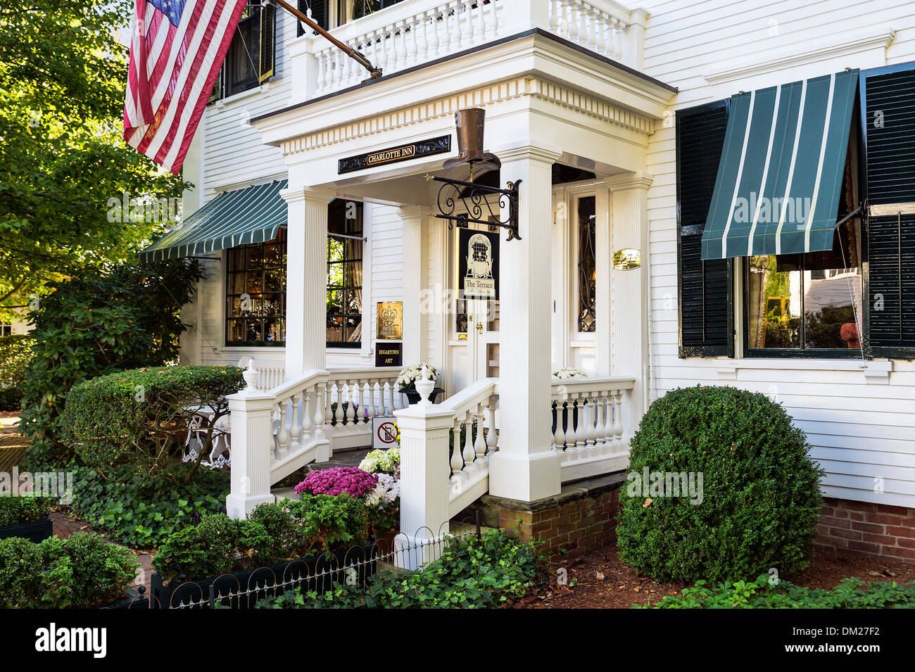 Charlotte Inn, Edgartown, Martha's Vineyard, Massachusetts, USA Stockfoto