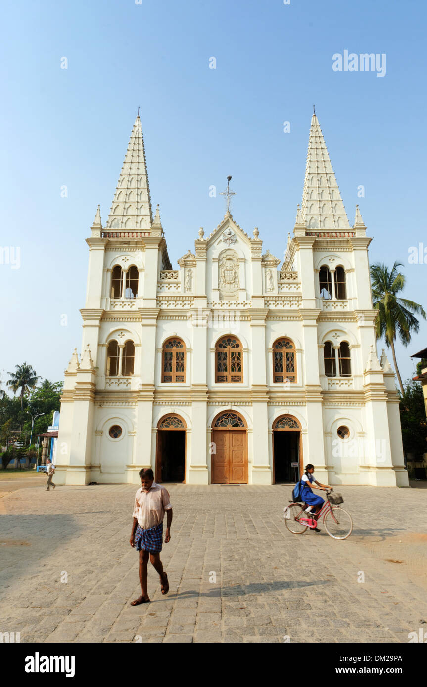 Santa Cruz Basilika in Kochin, Indien Stockfoto