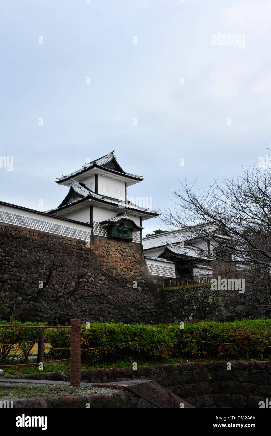 Die Burg Kanazawa Stockfoto