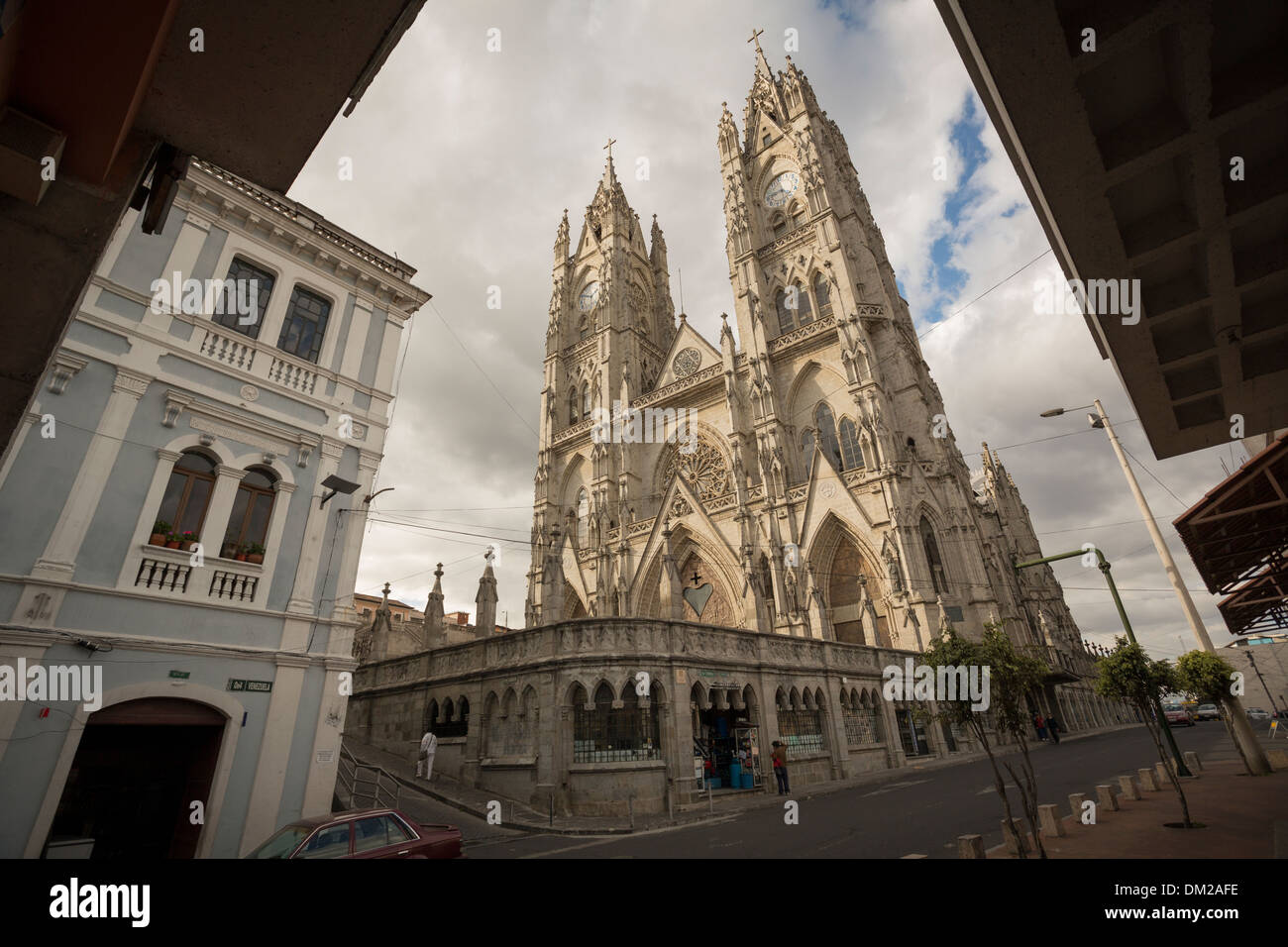 Basilika del Voto Nacional - Quito, Ecuador Stockfoto