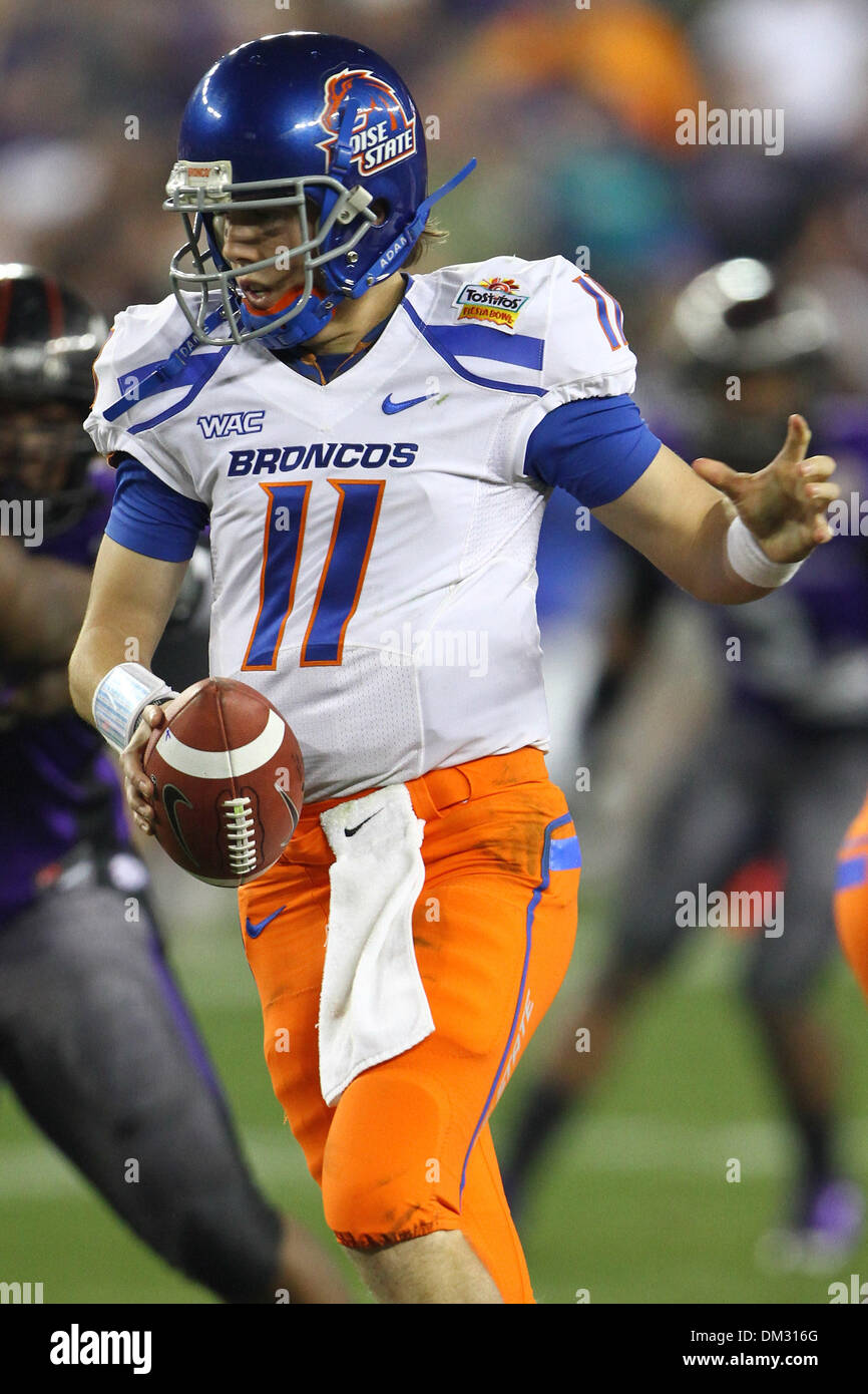Boise State Broncos Kampf gegen TCU gehörnte Frösche in der 39. jährlichen Fiesta Bowl Tostitos gesponsert. (Kredit-Bild: © Tony Leon/Southcreek Global/ZUMApress.com) Stockfoto