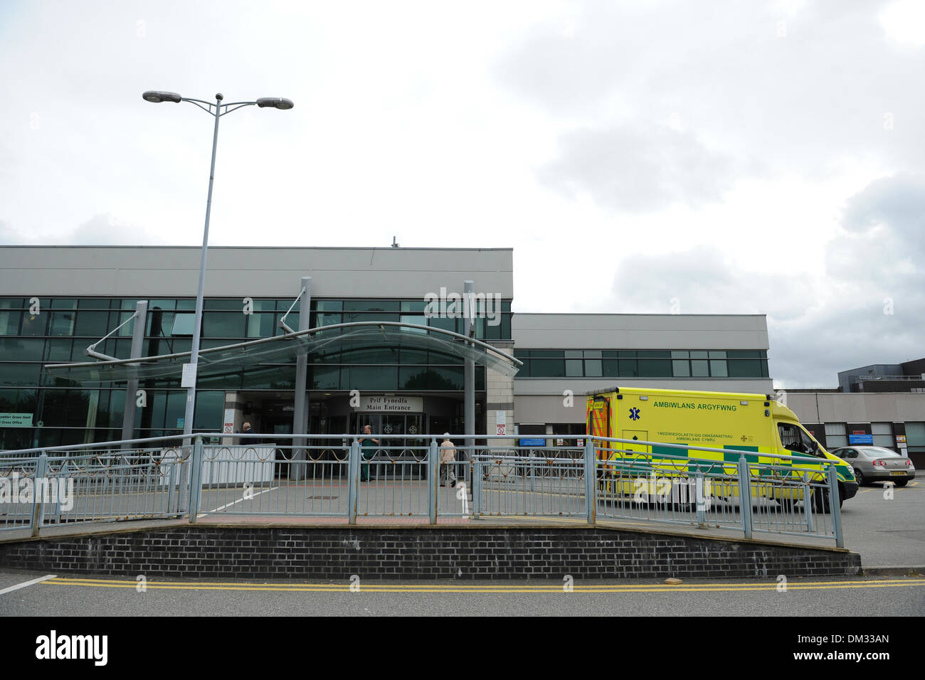 Ysbyty Gwynedd Krankenhaus in Bangor Stockfoto