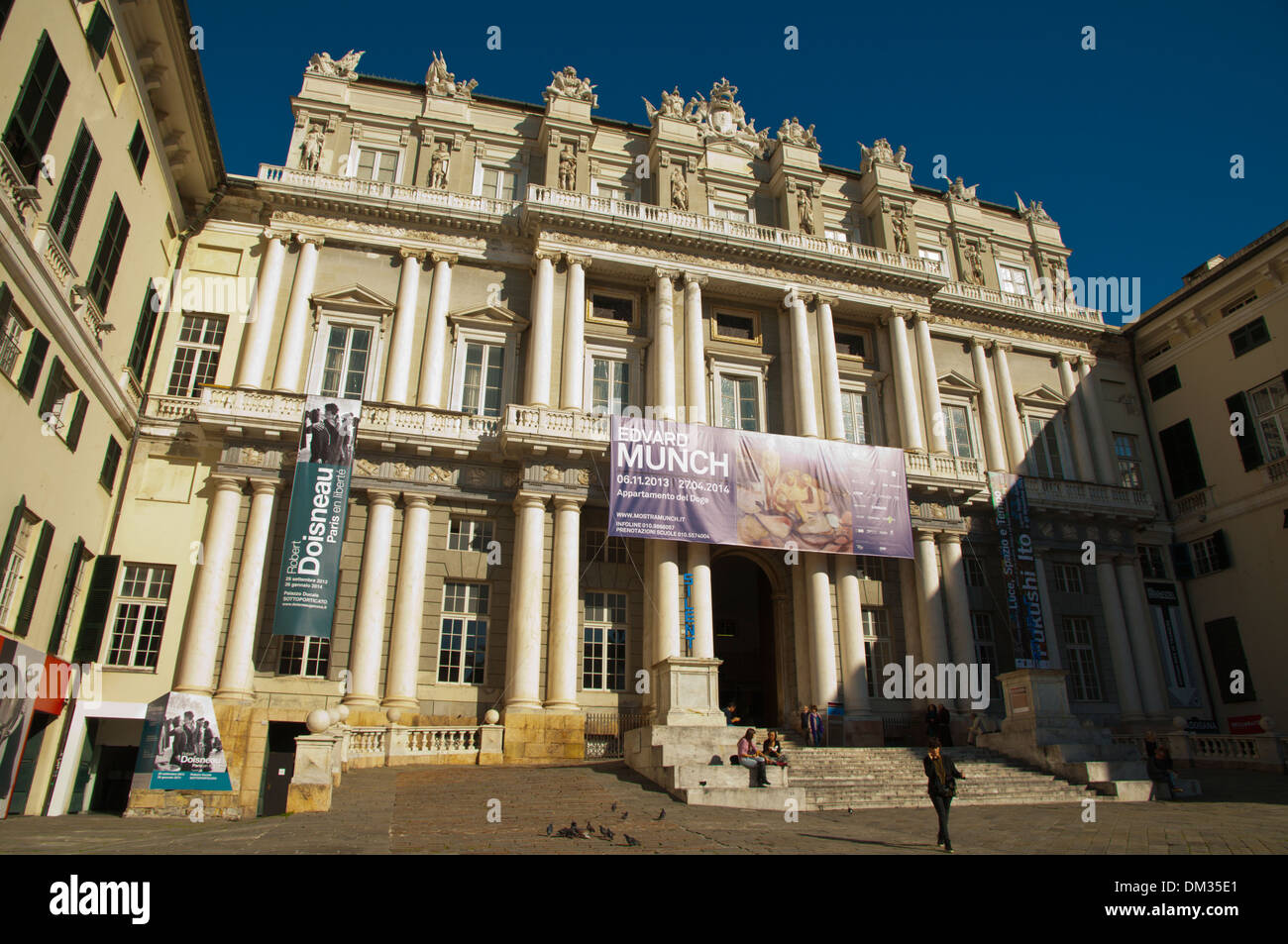 Palazza Ducale alte Stadt Genua Ligurien Italien Europa Stockfoto