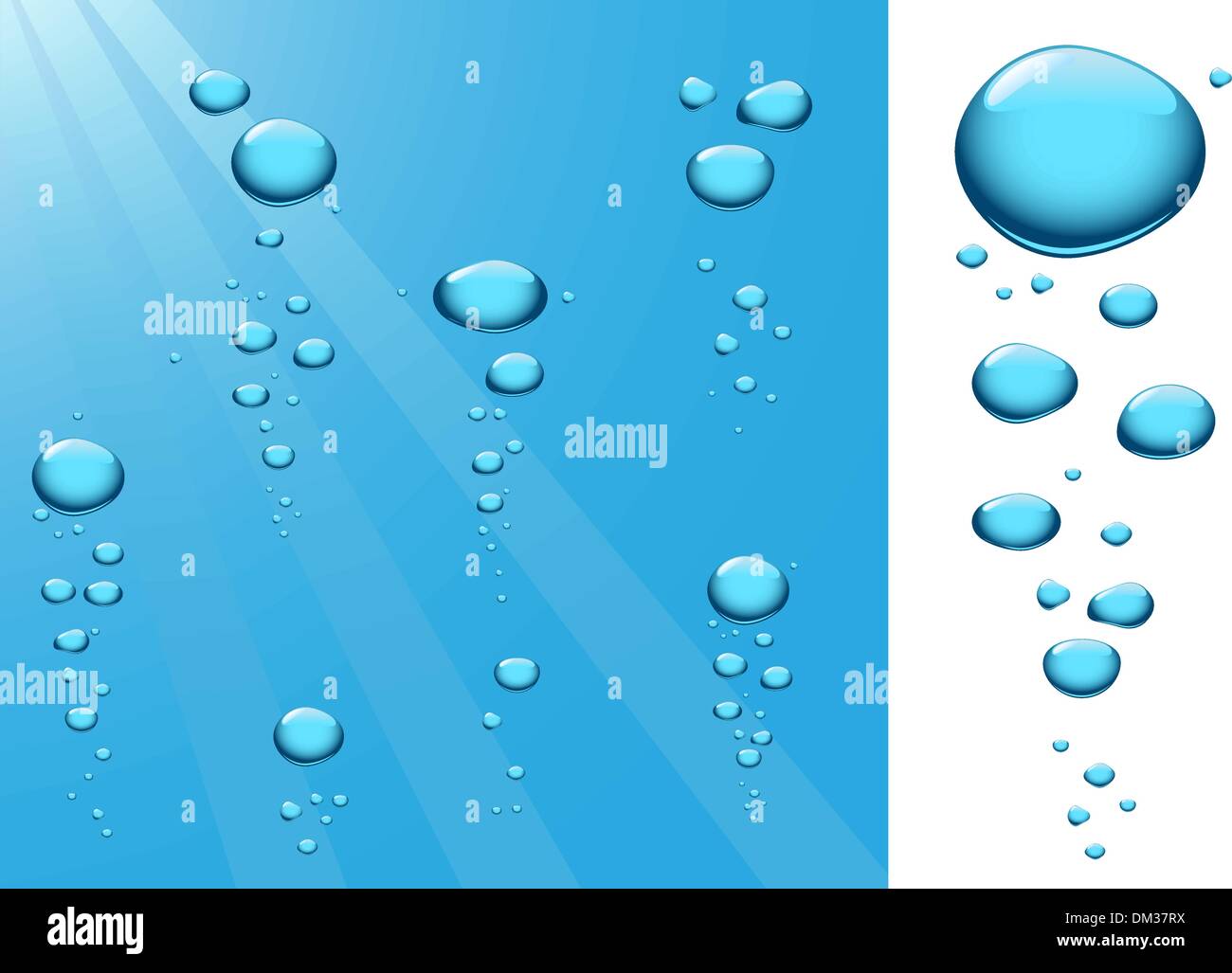 Blaue reflexion im wasser kaufen Alamy