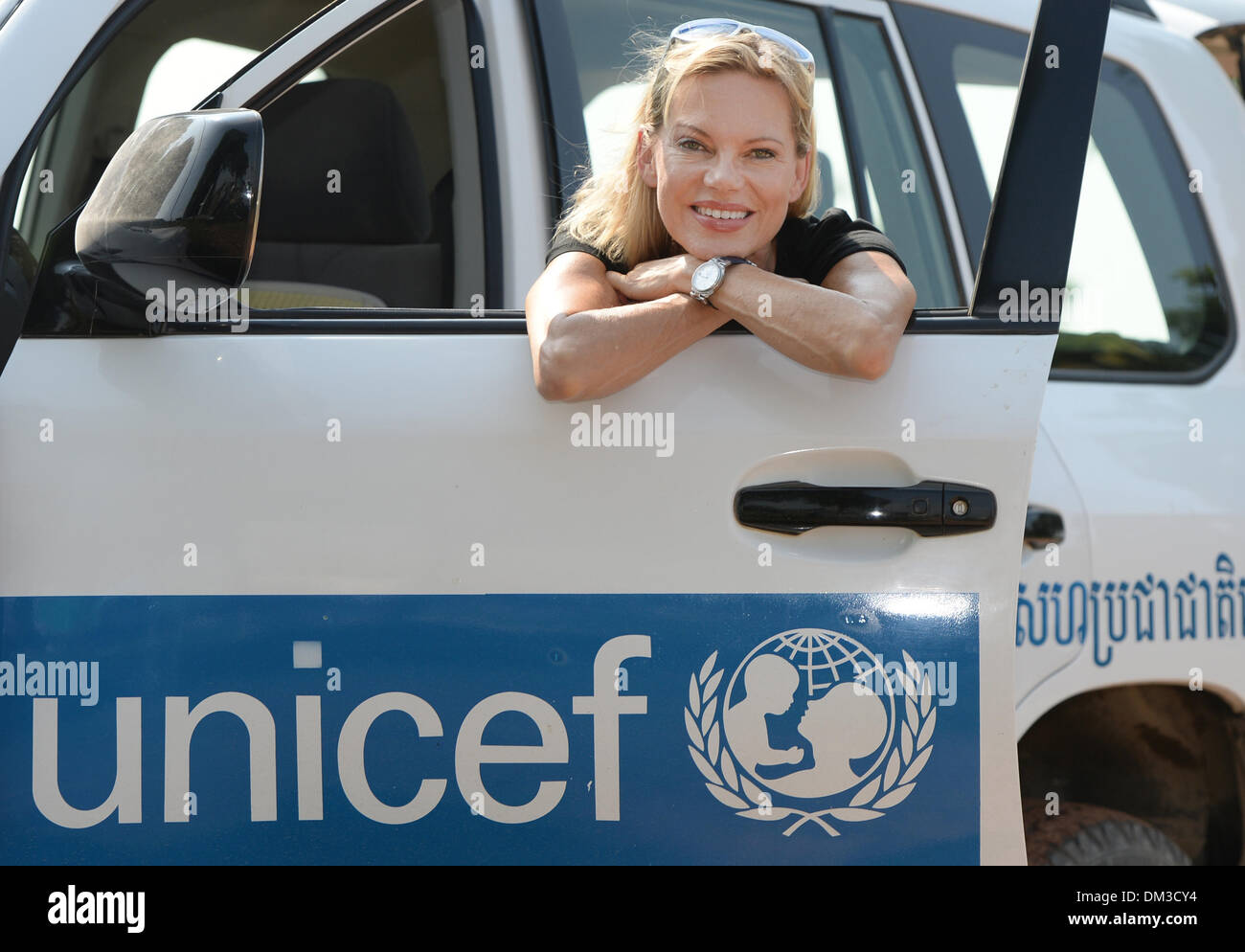 Phnam Penh Kambodscha 12 Oktober 2013 Exklusiv Unicef