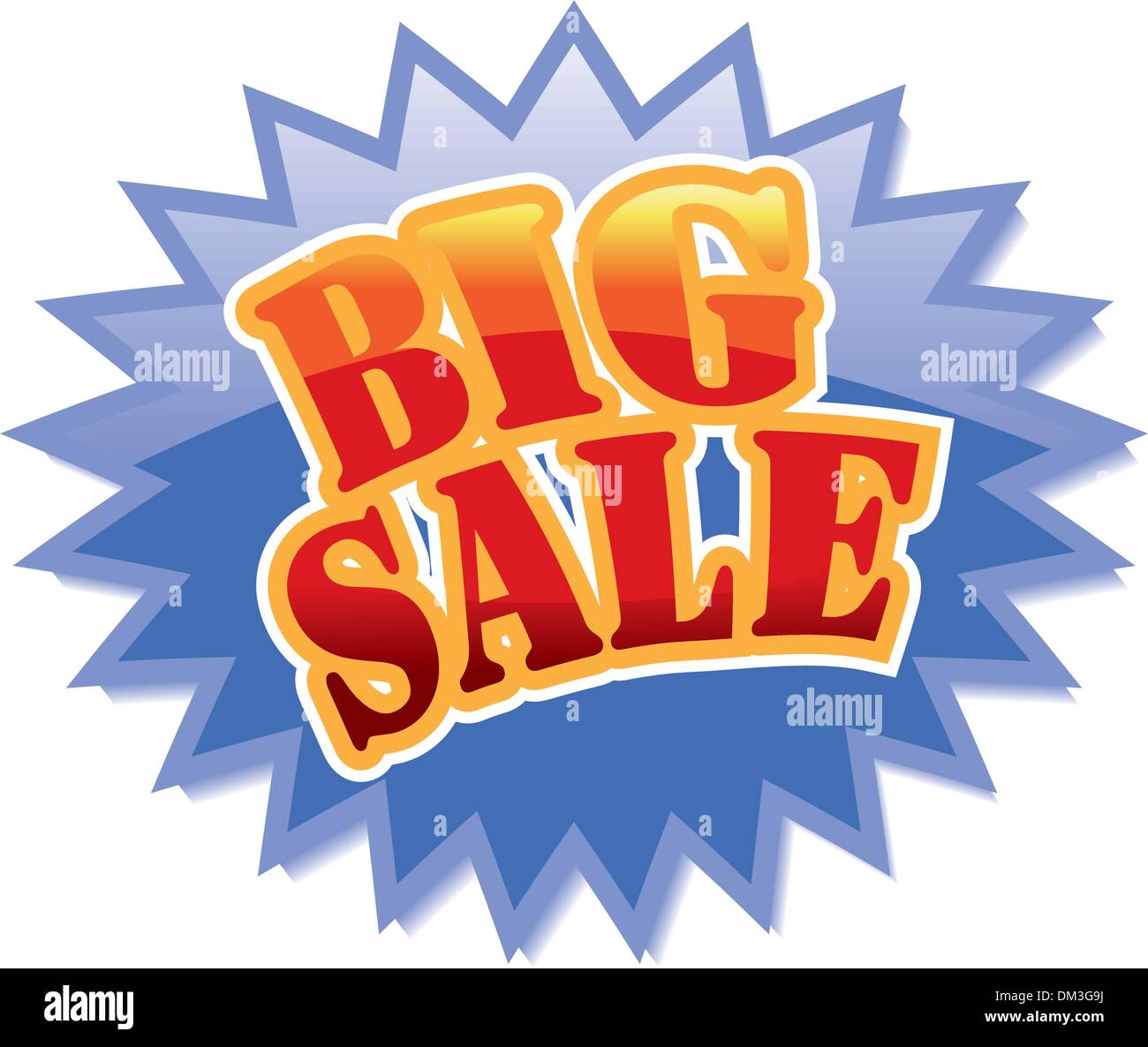 Big Sale Etikett Stock Vektor