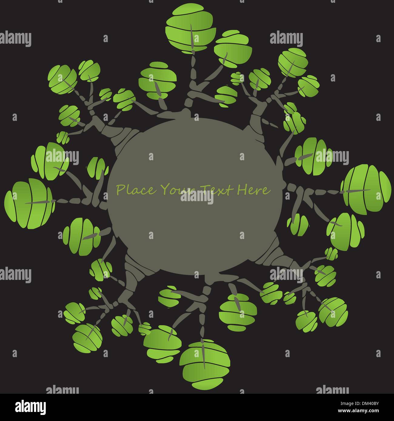 Cartoon-Glückwunsch-Karte-.vector-Abbildung Stock Vektor