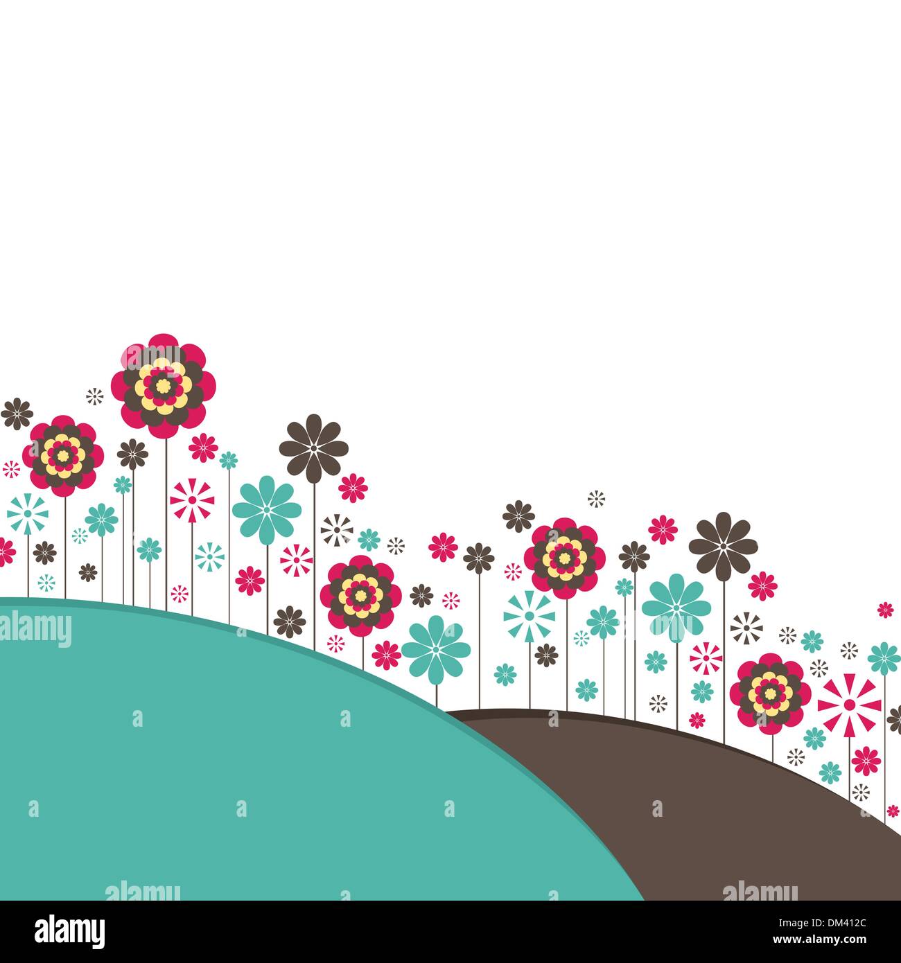 Abstrakte Natur Hintergrund. Vektor-illustration Stock Vektor