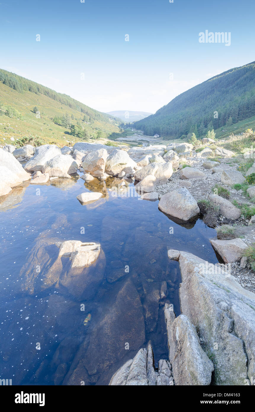 Wicklowberge, Irland im winter Stockfoto