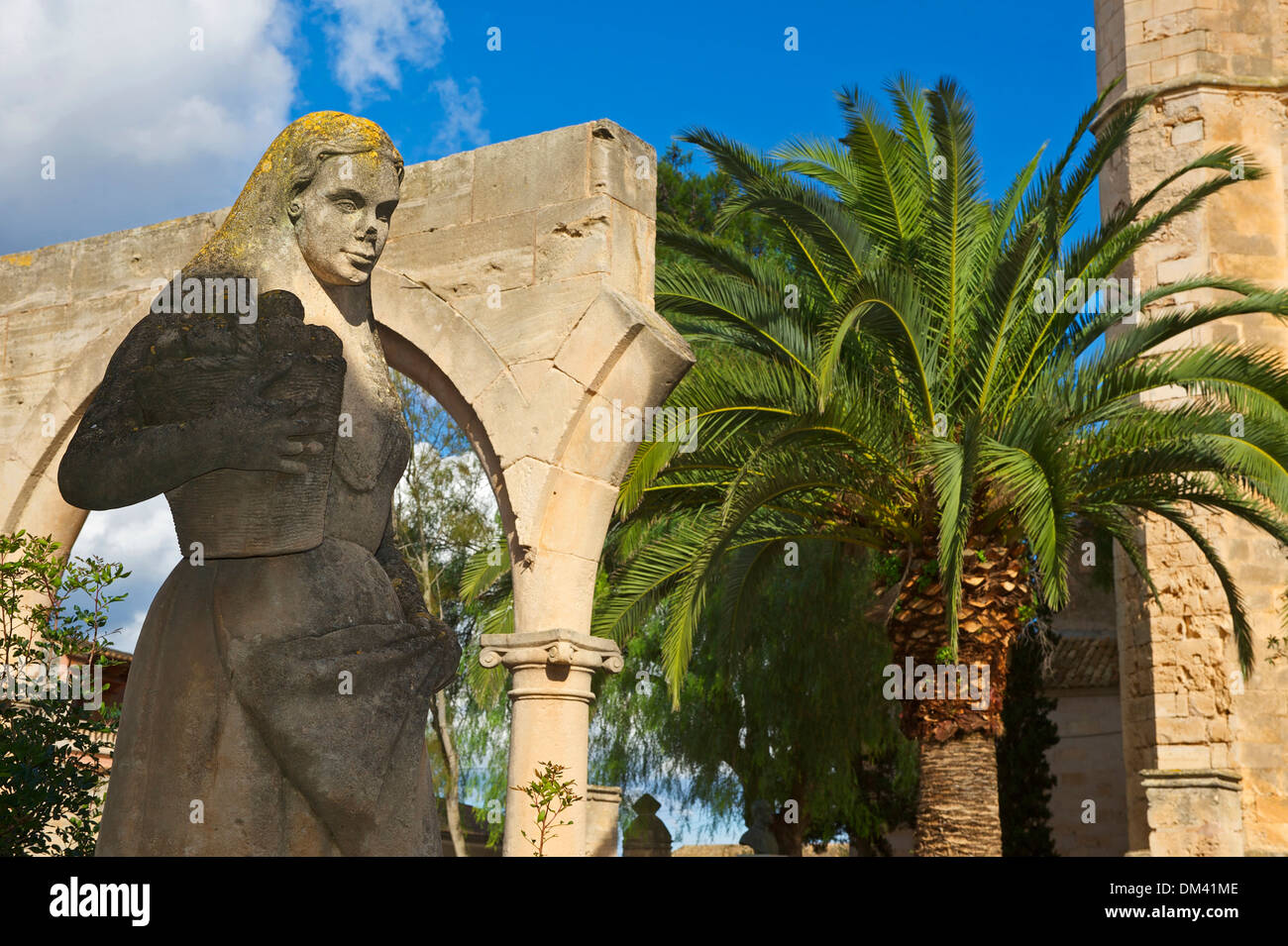 Balearen Mallorca Spanien Europa Statue Skulptur Figur Kultur Kultur Kunst Fertigkeit Kunstwerk Skulptur Petra außerhalb Stockfoto