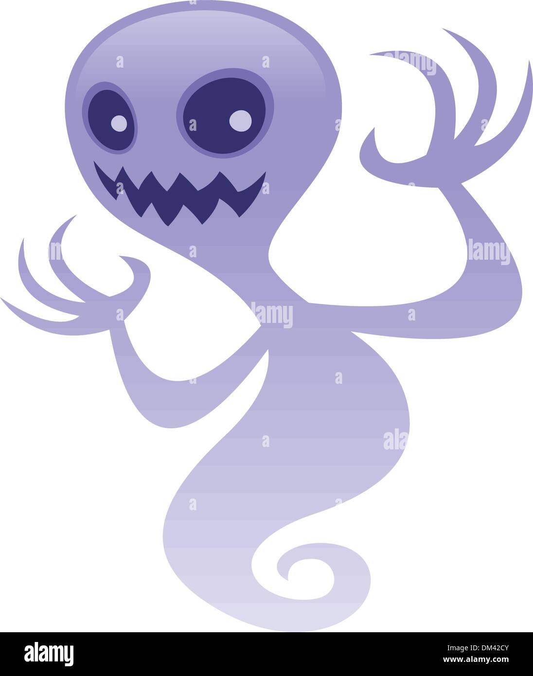 Grinsendes Gespenst Stock Vektor