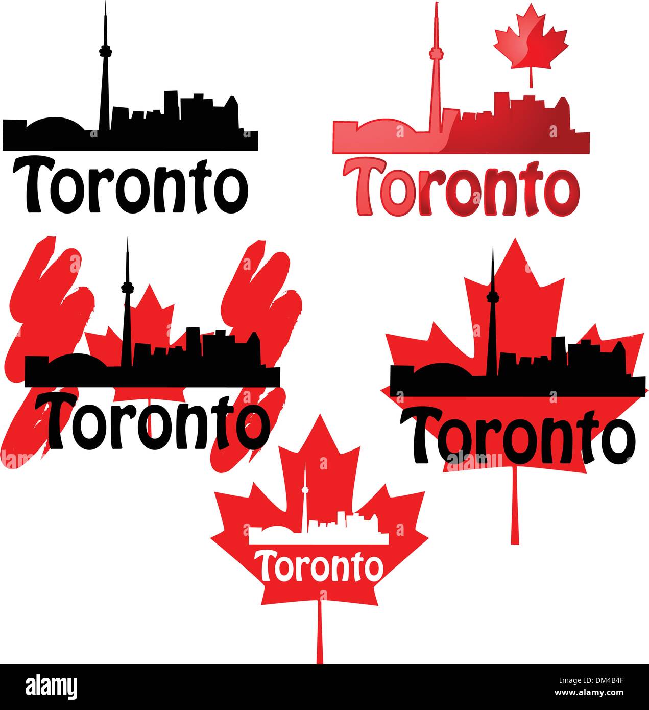 Toronto Sysmbol Toronto skyline symbol vektor vektoren -Fotos und -Bildmaterial in ...