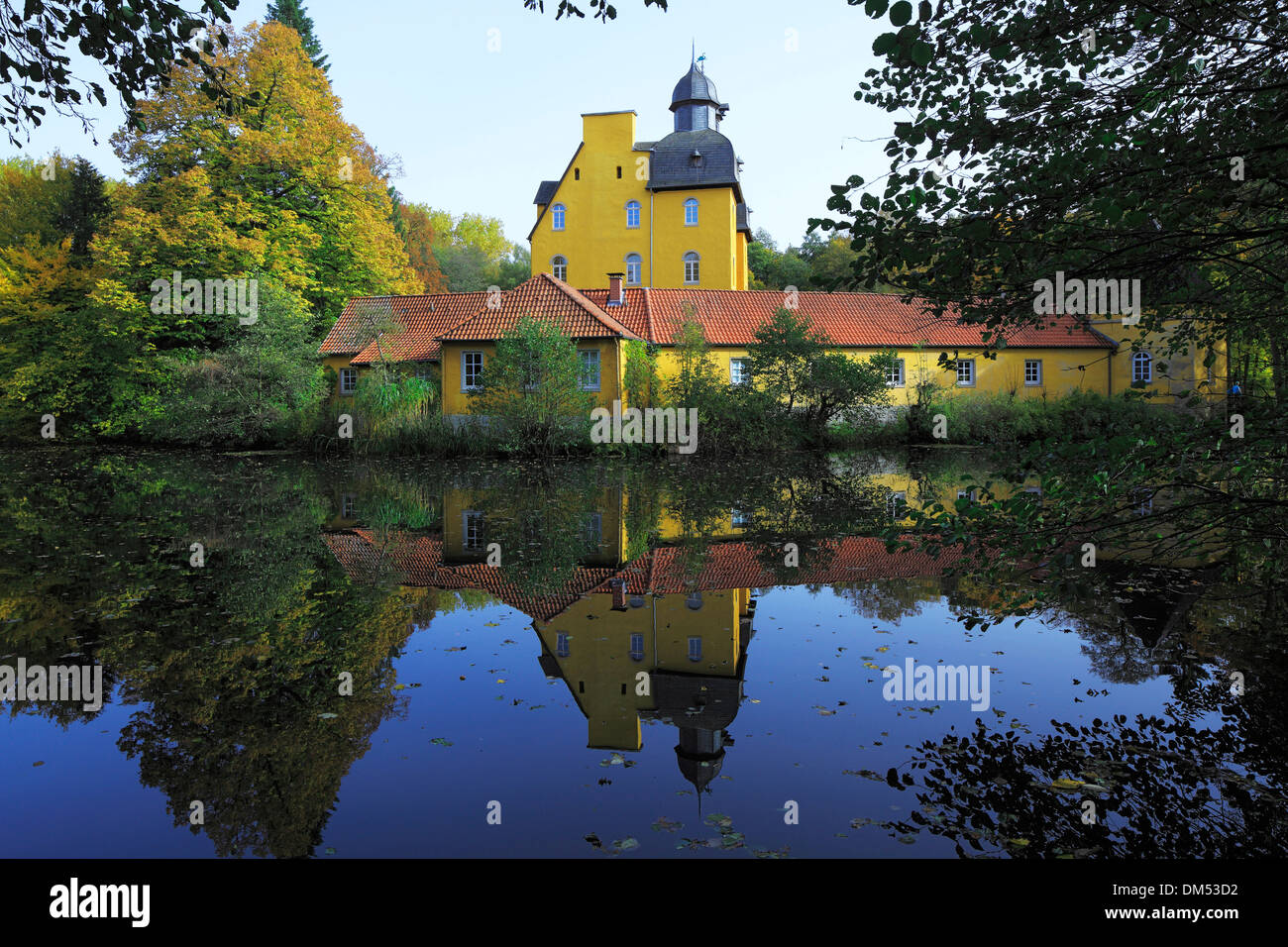 Deutschland Schloss Holte-Stukenbrock Ems Senne Emssandebene Münsterland Teutoburger Wald Westfalen Bucht Westfalen Nord Stockfoto