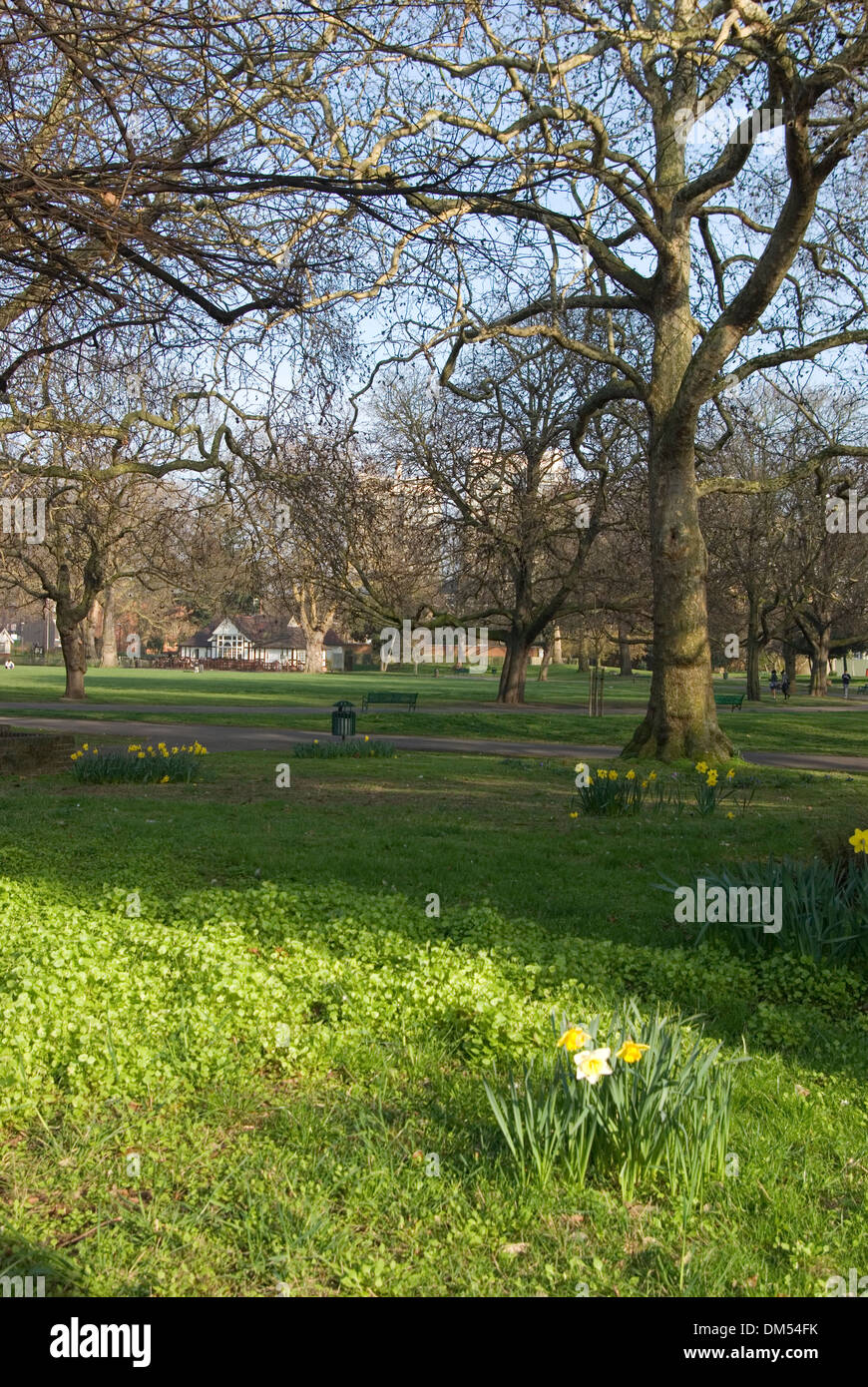 Kennington Park im Frühling, Kennington, London Stockfoto