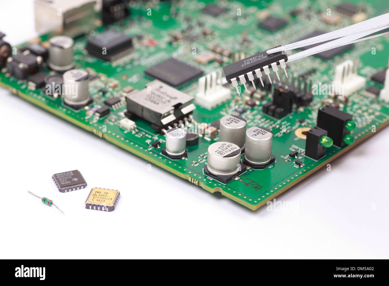 Electronic Assembly PCB Stockfoto