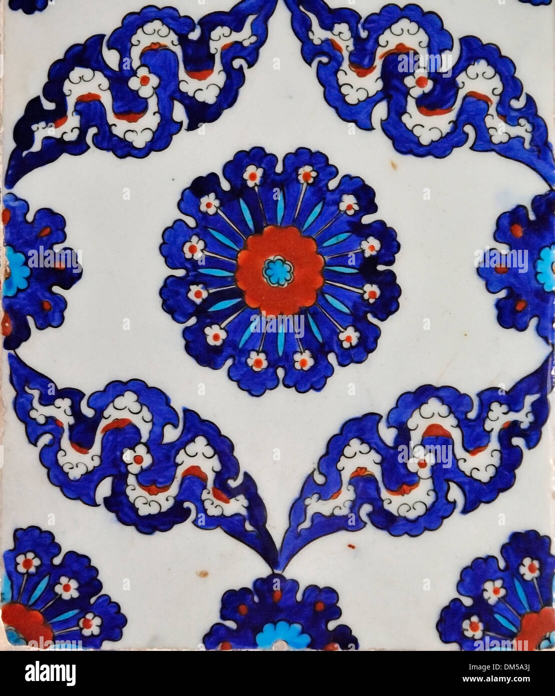 Iznik Fliesen der Rüstem Paşa Camii, Istanbul, Türkei-130910 30971 Stockfoto