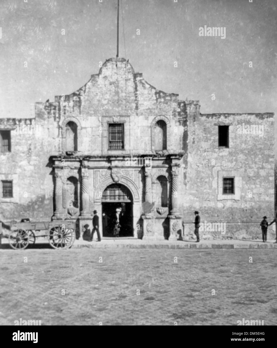 Die Alamo - San Antonio, Texas - ca. 1909 Stockfoto