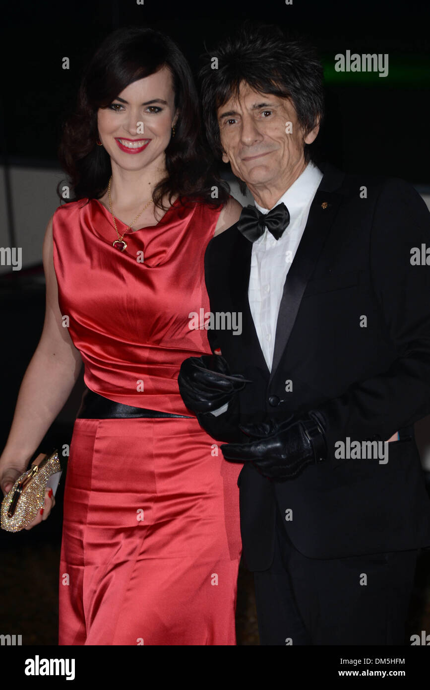 London, UK. 11. Dezember 2013. Sally Wood, besucht Ronnie Wood A Night of Heroes - The Sun militärischen Auszeichnungen im National Maritime Museum in London 11. Dezember 2013, Foto: siehe Li/Alamy Live News Stockfoto