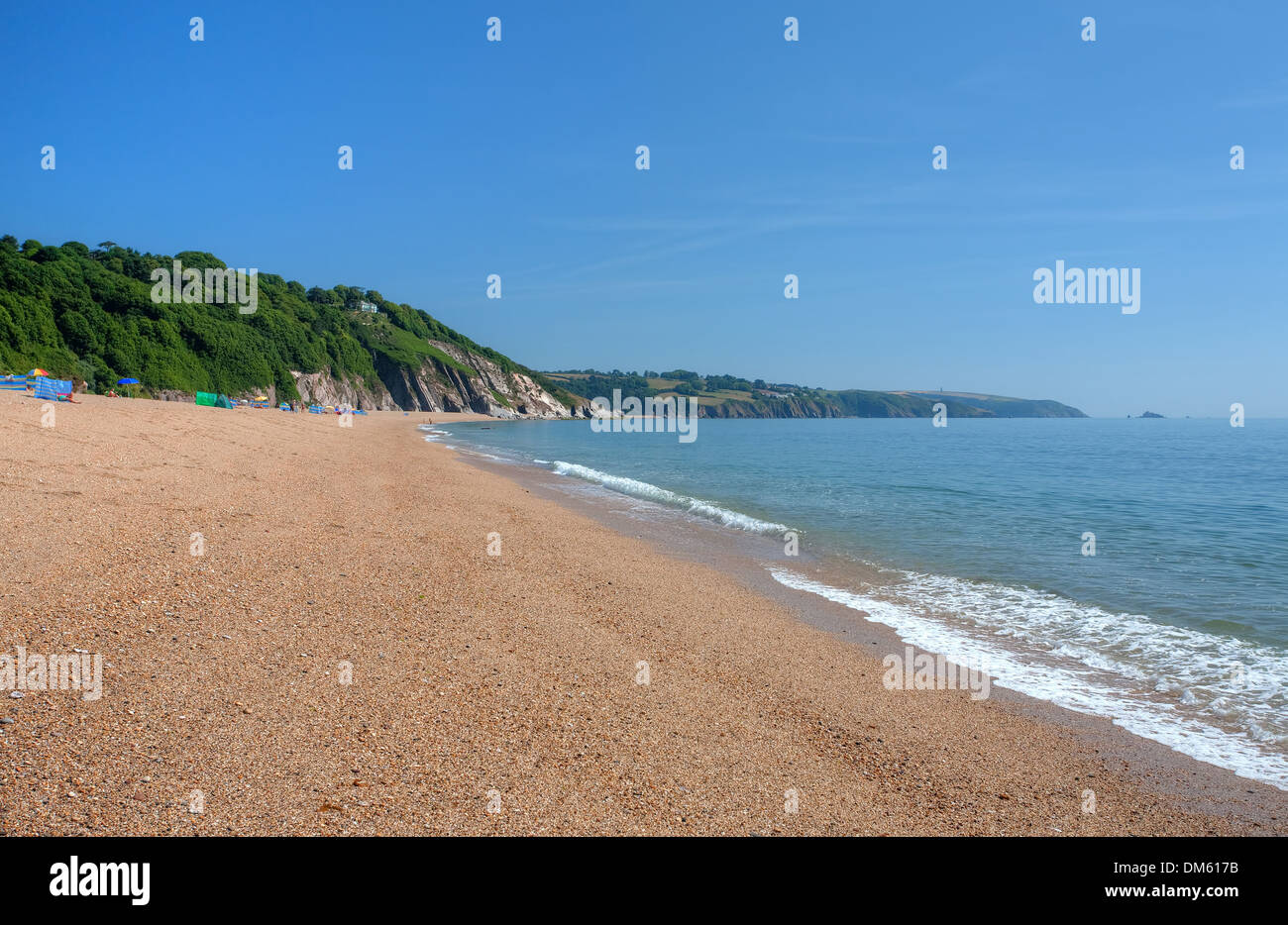 Das beliebte Urlaubsziel von Slapton Sands, Devon, England. Stockfoto