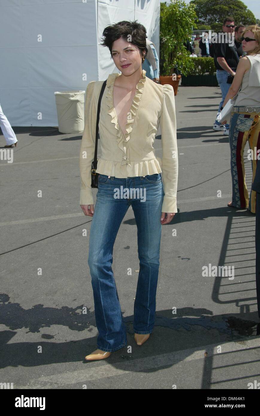 23. März 2002 - Hollywood, CA, USA - K24509FB: 2002 IFP/WEST INDEPENDENT SPIRIT AWARDS. IN SANTA MONICA 23.03.02. FITZROY BARRETT / 2002.SELMA BLAIR (Kredit-Bild: © Globe Photos/ZUMAPRESS.com) Stockfoto