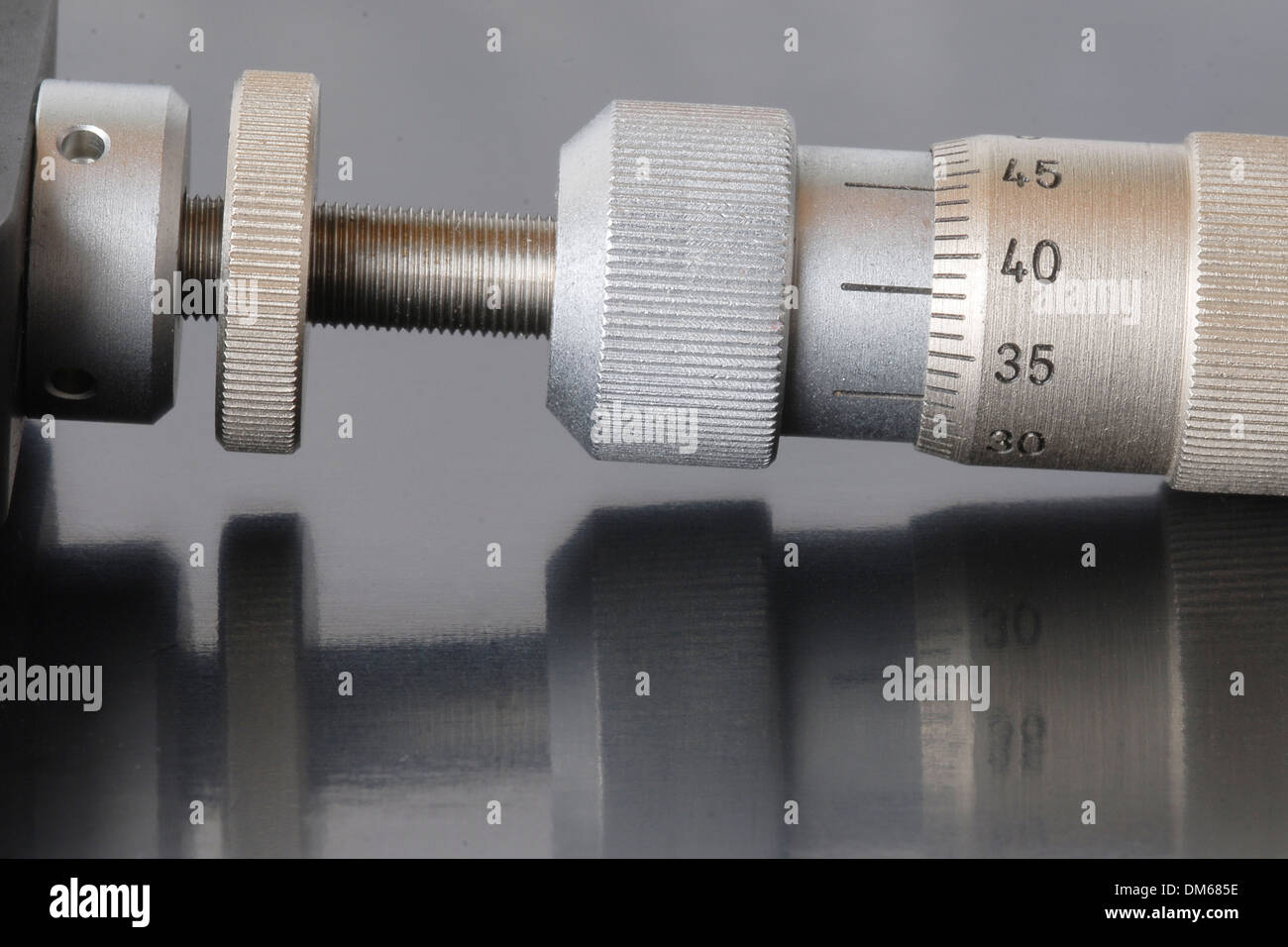 Mikrometer-Schraube Stockfoto