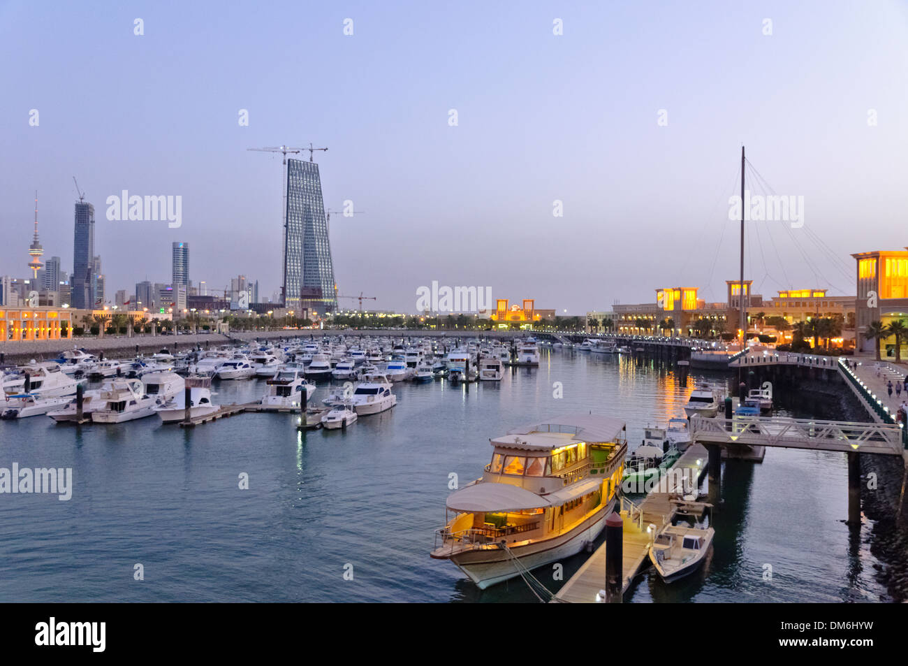 Sultan Mall mit Marina, Kuwait, Arabische Pensinula, Westasien Stockfoto