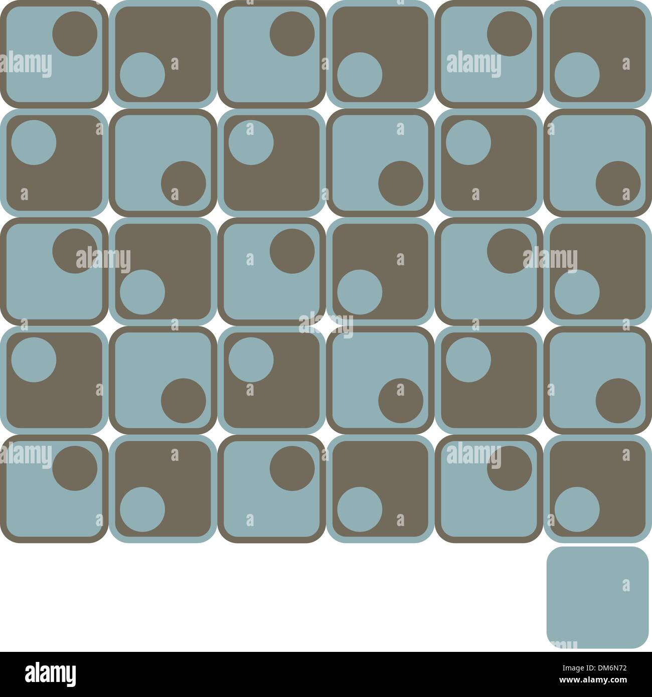 Ein Retro, Vektormuster zu wiederholen Stock Vektor