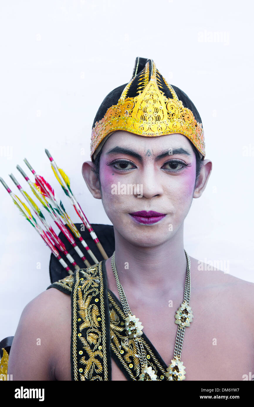 Thai Tänzer und Schauspieler für Theater spielen Stockfoto